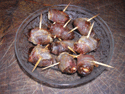 Prosciutto-Wrapped Dates with Almonds